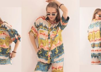 قميص الساتان أناقة